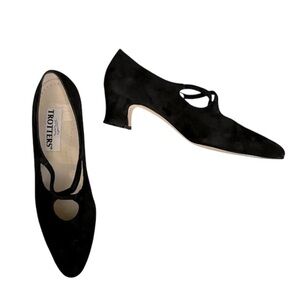 Trotters Suede Heeled Shoes